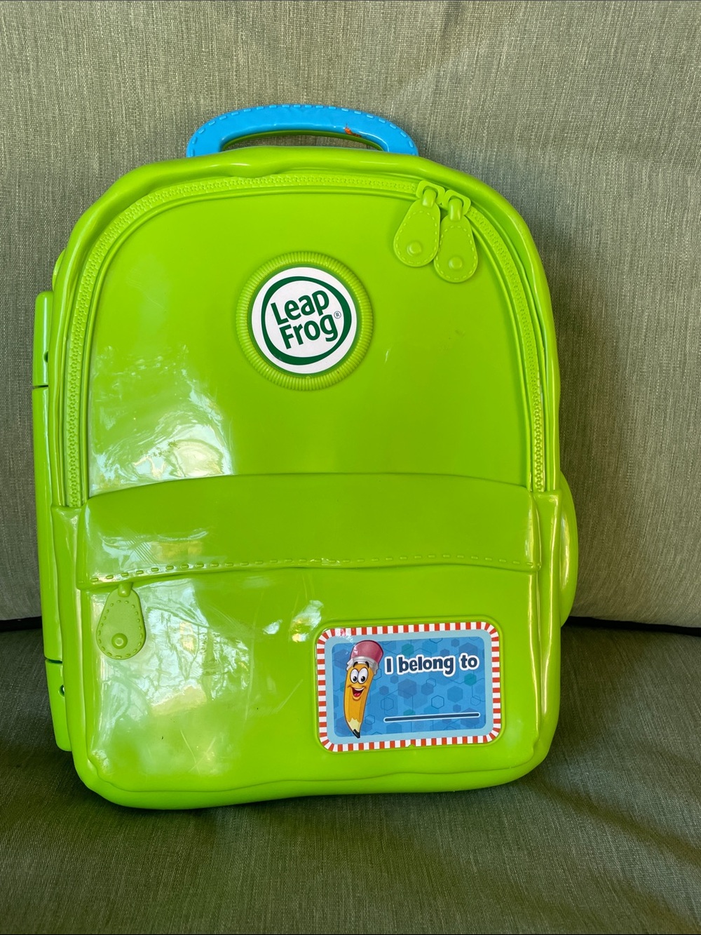 Leap Frog Bright Green Kids Backpack - Easy-Carry Learning Bag